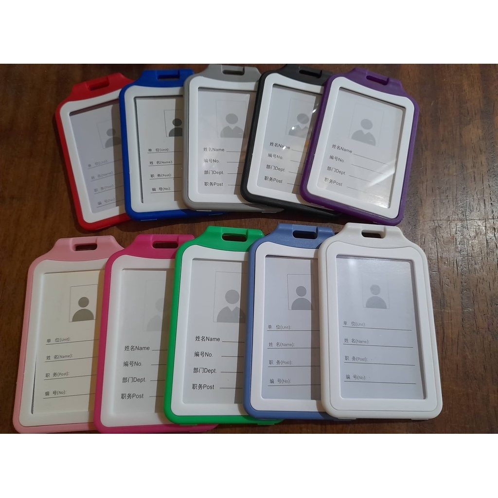 UCARD BICOLOR TRANSPARENT CARD HOLDER / ID CARD HOLDER Shopee Philippines