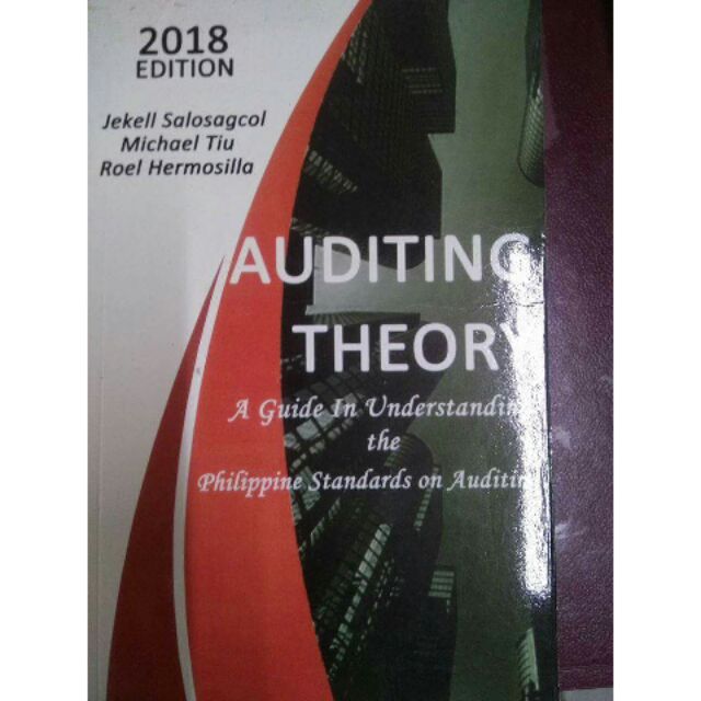 Auditing Theory By Salosagcol Shopee Philippines
