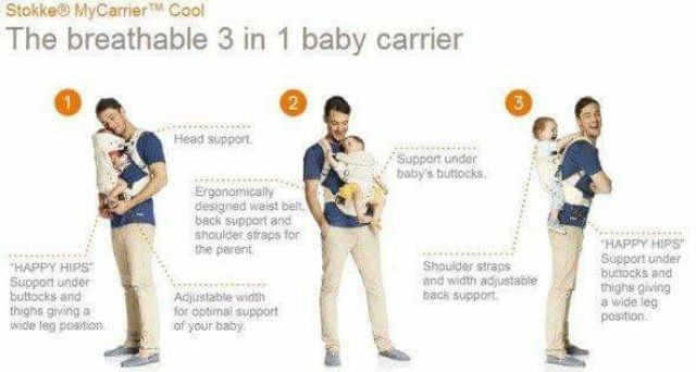 stokke 3 in 1 baby carrier
