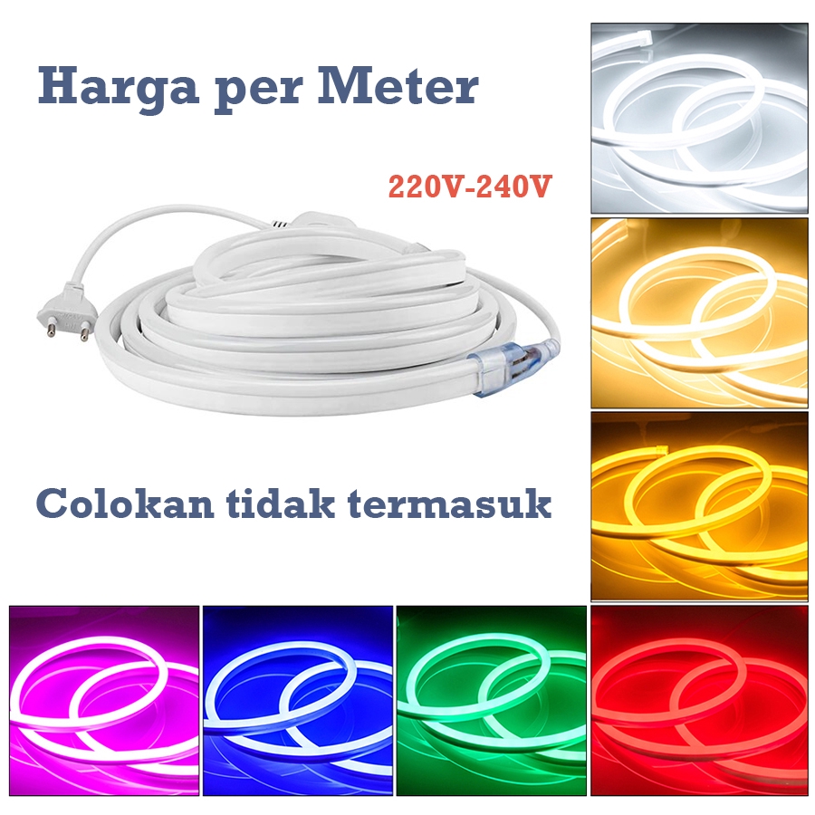 Neon Flexible Led Light 220v Ac Flexible Sign Led Strip Neonflex Hose 8w Philipes