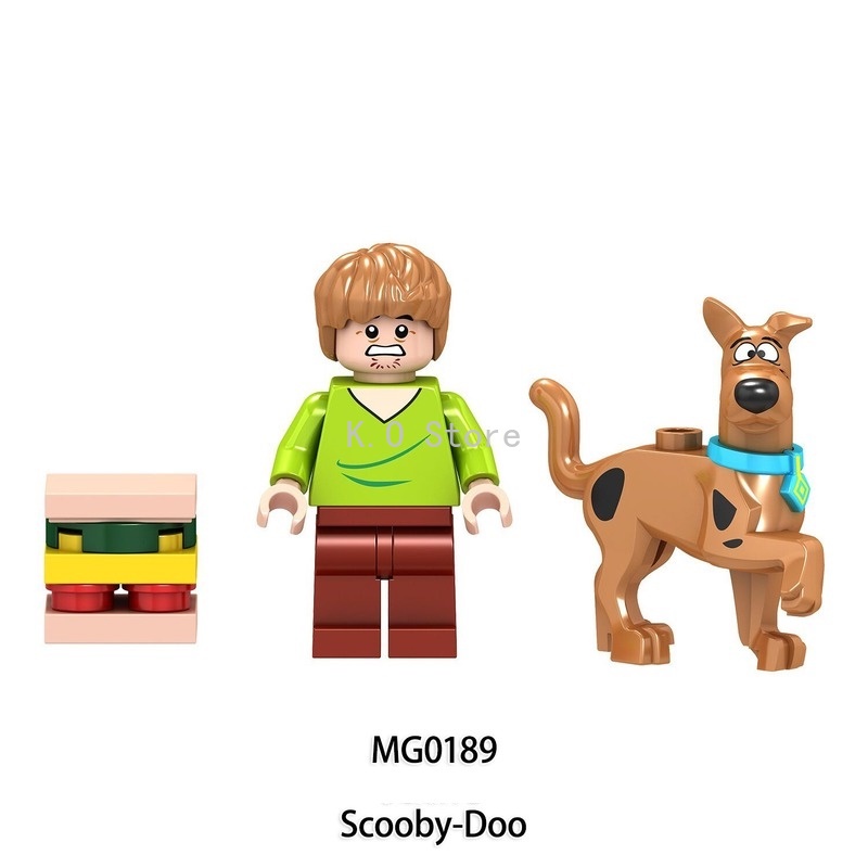 Lego Minifigures Cartoon Movie Series Scooby-Doo Building Blocks Toys ...