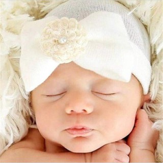 beanie with bow baby