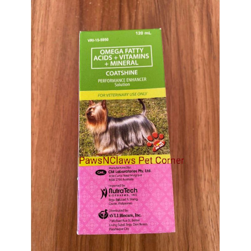 COATSHINE with FREE SYRINGE (Omega Fatty Acids + Vitamins + Minerals