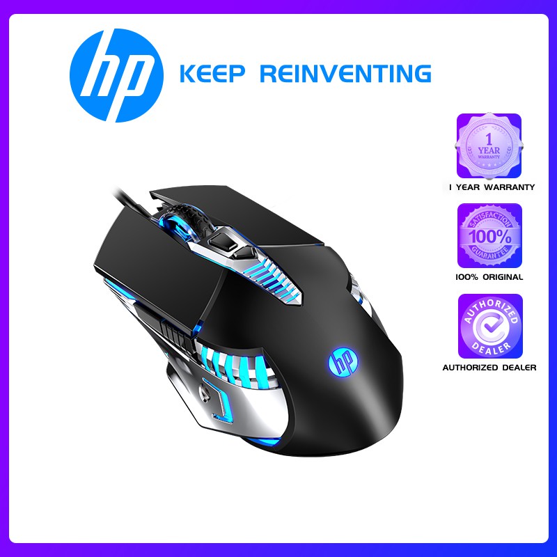 HP G160 Wired Gaming Mouse USB Macro Programming Game Mice Macro 4 DPI