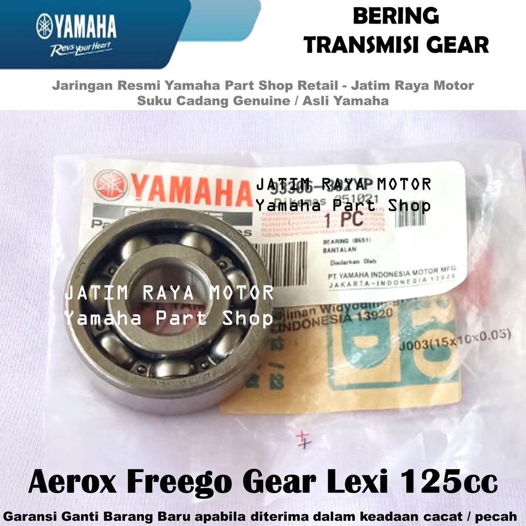 Bering Bearing Transmission Gear 6302 Aerox Freego Gear Lexi 125