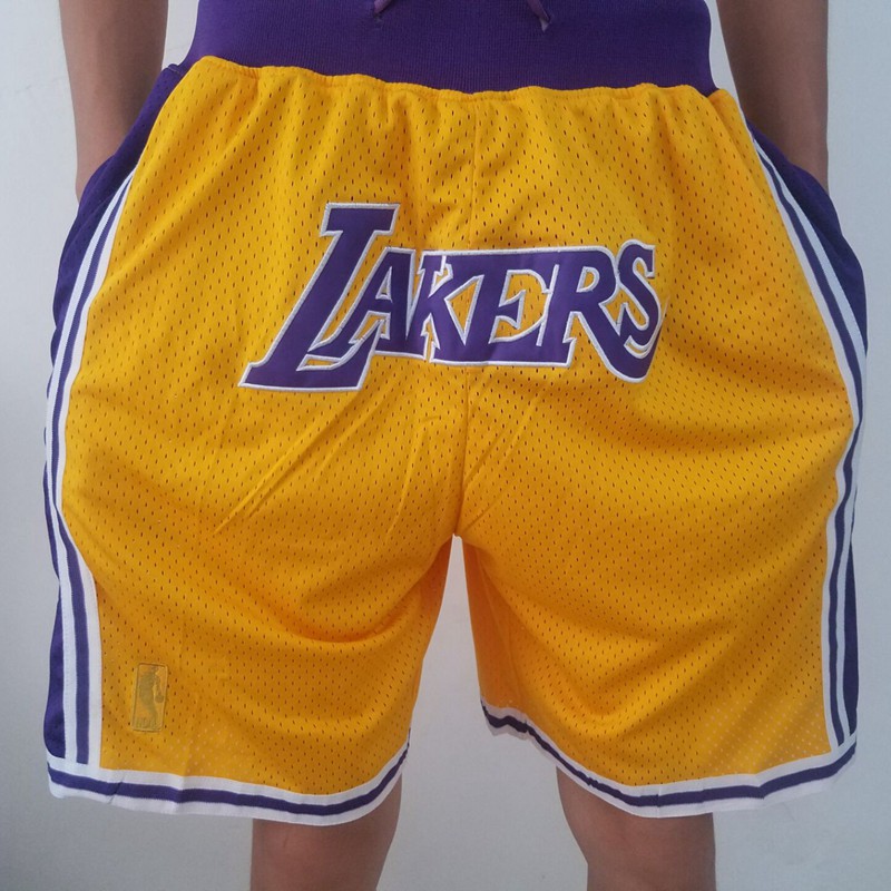 lakers retro shorts