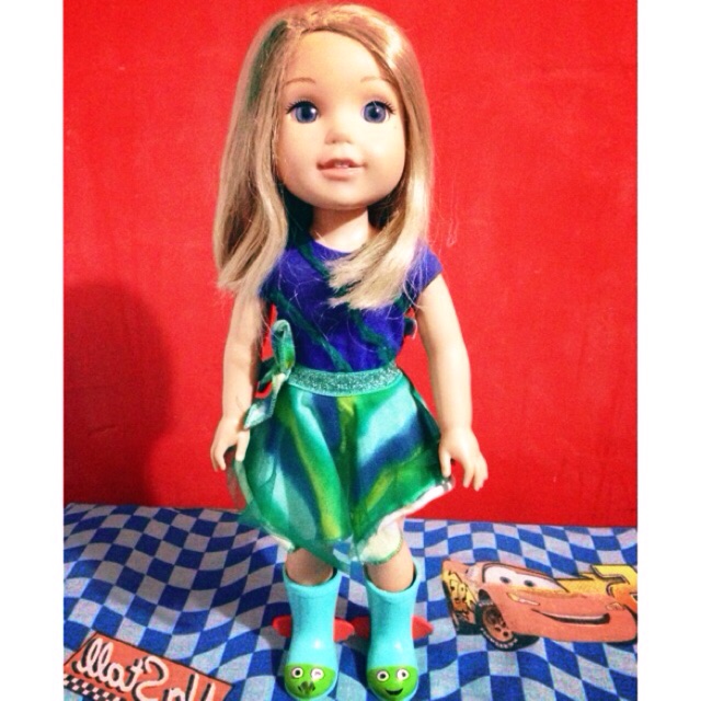 wellie wisher doll stand