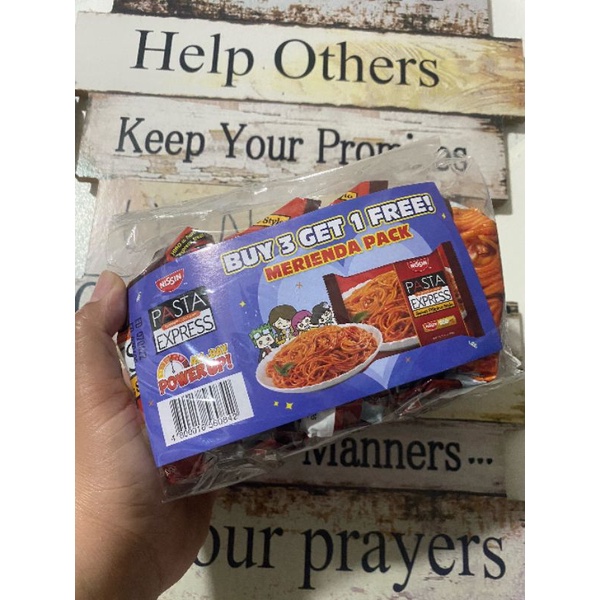 Nissin Pasta Express Express Sweet Filipino Style Shopee Philippines