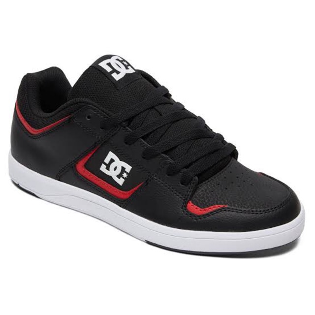 dc shoes black red