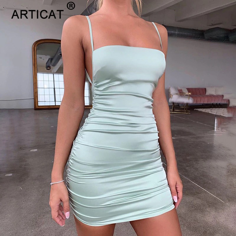 satin dress