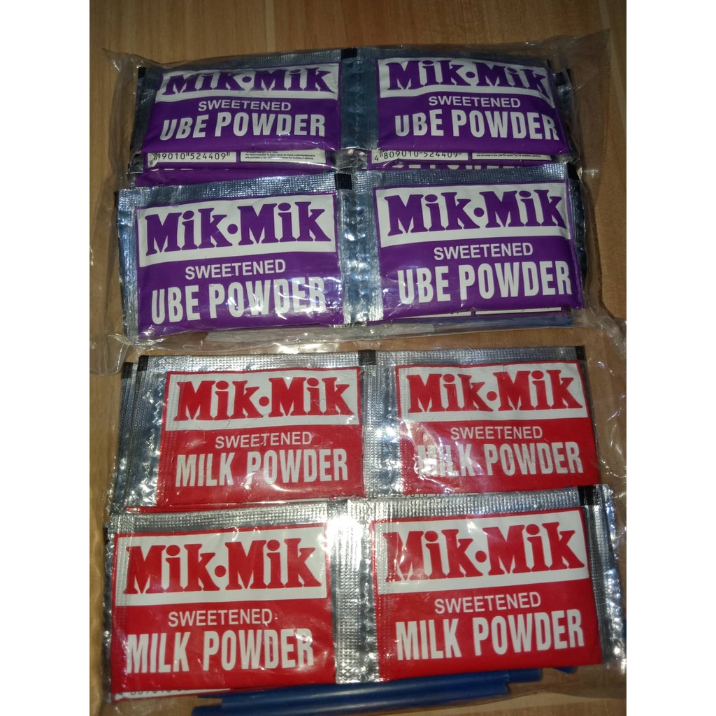 Mik Mik Sweetened Chocolate, Ube and Milk Powder 20 pcs per pack ...