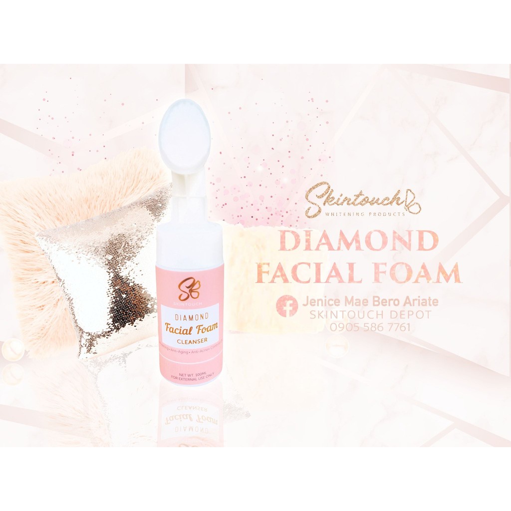 skin touch diamond facial foam