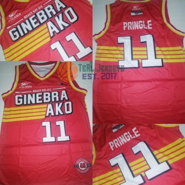 PBA Barangay Ginebra 2019 Full Sublimation Jersey | Shopee ...