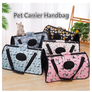 Pet Carrier Dog Cat Puppy Folding Travel Carry Bag Portable Cage Crate.(Random Design)