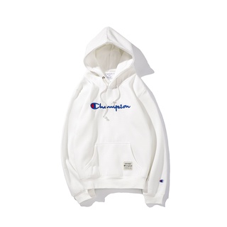 Men's and women's tide brand classic embroidery LOGO pure cotton casual long-sleeved hooded sweater