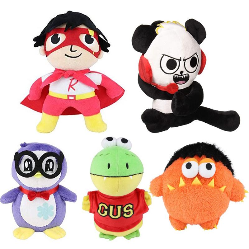 New Ryan Toys Review Plush Toys Ryan S World Moe Dinosaur Panda Penguin Stuffed Doll Cartoon Toys K Shopee Philippines