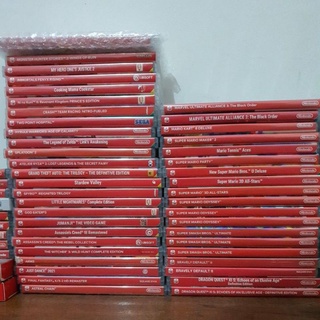 Pre loved Original Nintendo switch physical games with case