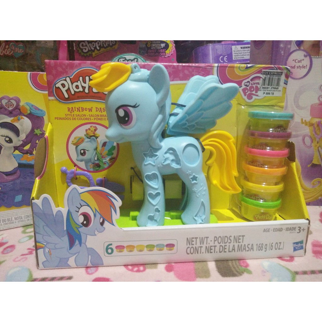 rainbow dash play doh