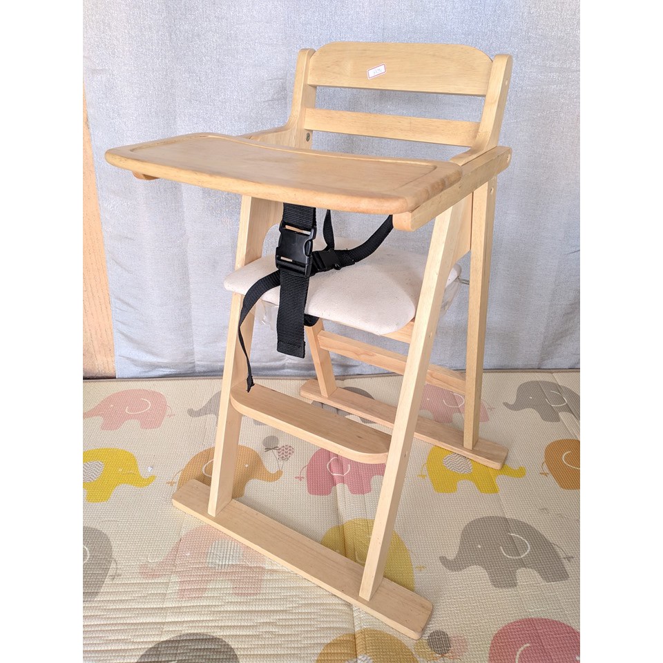 Wooden High Chair Almost New Shopee Philippines