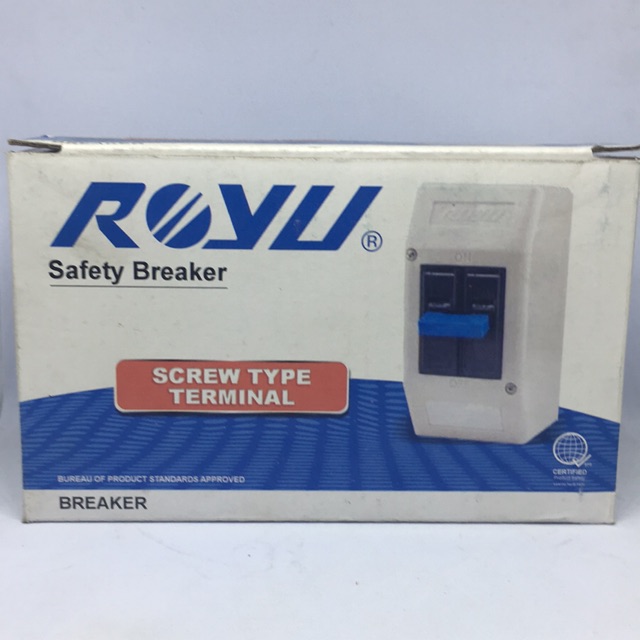 Royu Safety Breaker Screw Type Terminal Original Shopee Philippines