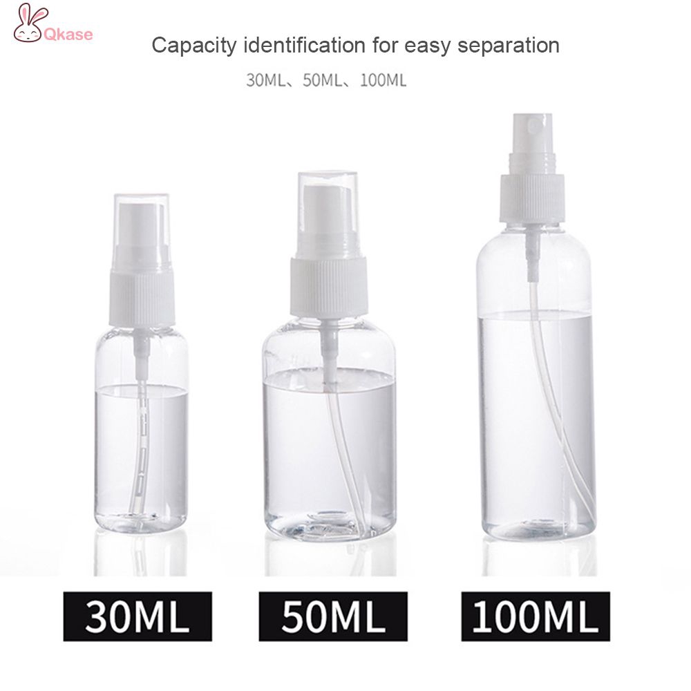 30ml 50ml 100 Ml Random Color Travel Transparent Plastic Perfume Atomizer Small Mini Empty Spray Refillable Bottle Qk Shopee Philippines