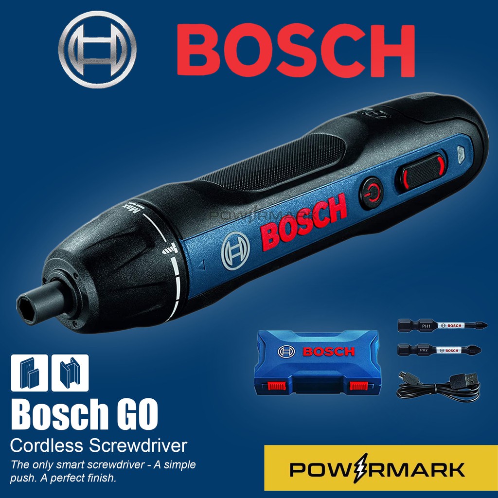 BOSCH GO Gen 2 Cordless Screwdriver [POWERMARK BCT] Shopee Philippines