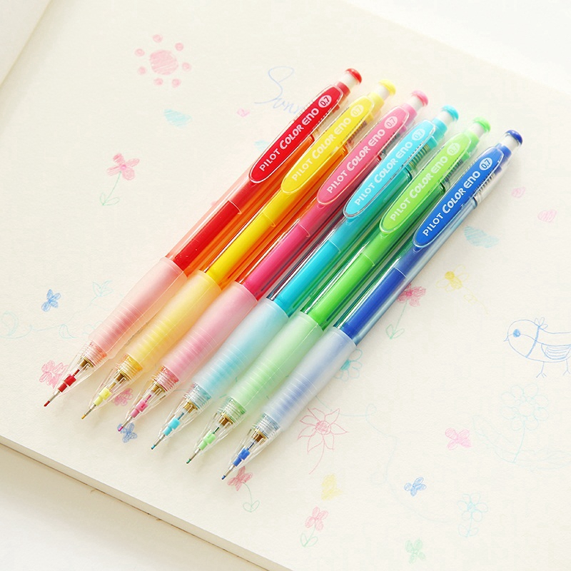 Japan Erasable Colored Mechanical Pencil HCR-197 Colored Pencil 0.7mm ...