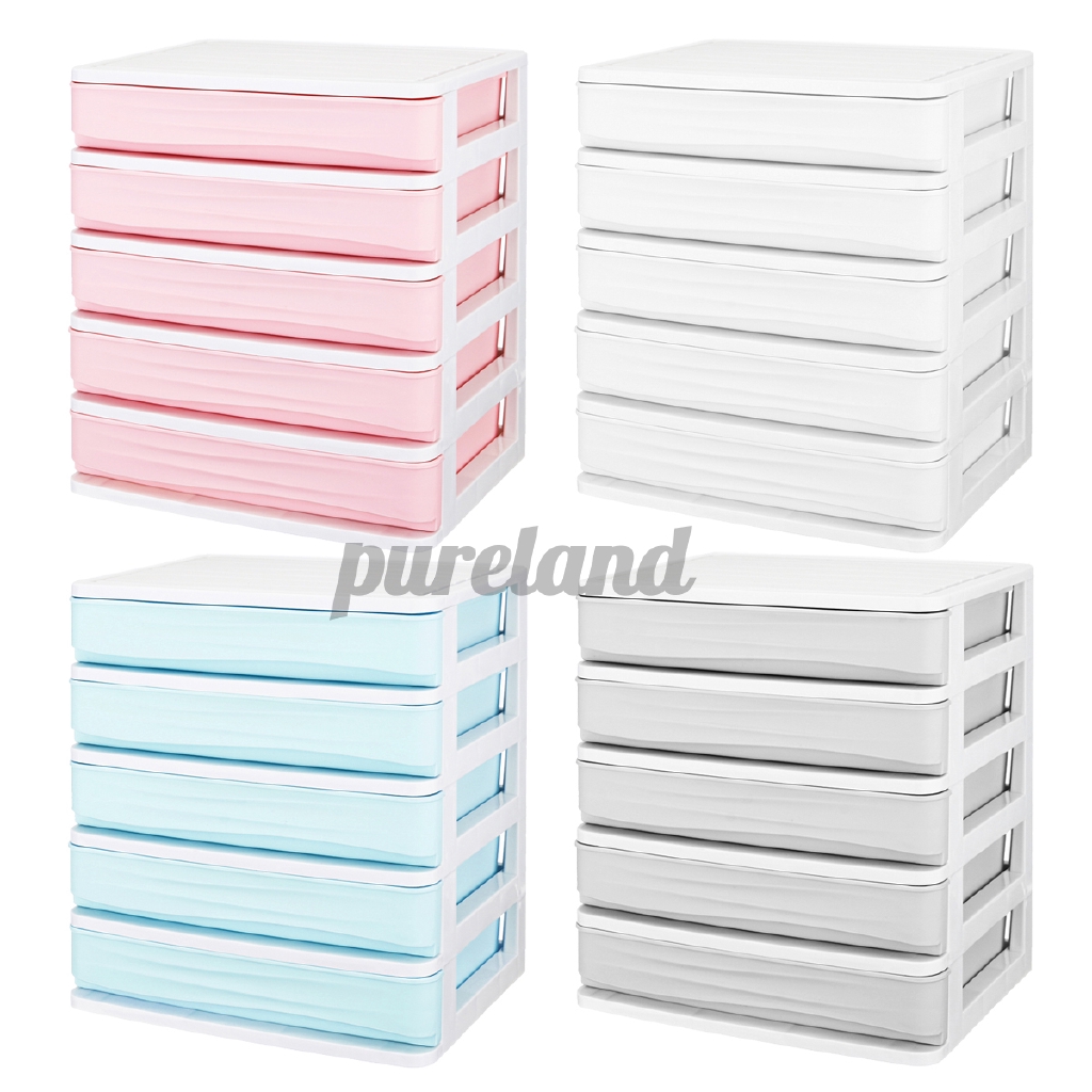 Five Layer Office Desktop Small Drawer Type Storage Box Simple Table Small Storage Box Home Document Shopee Philippines