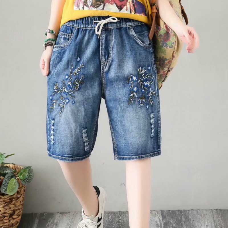 ladies jeans half pant