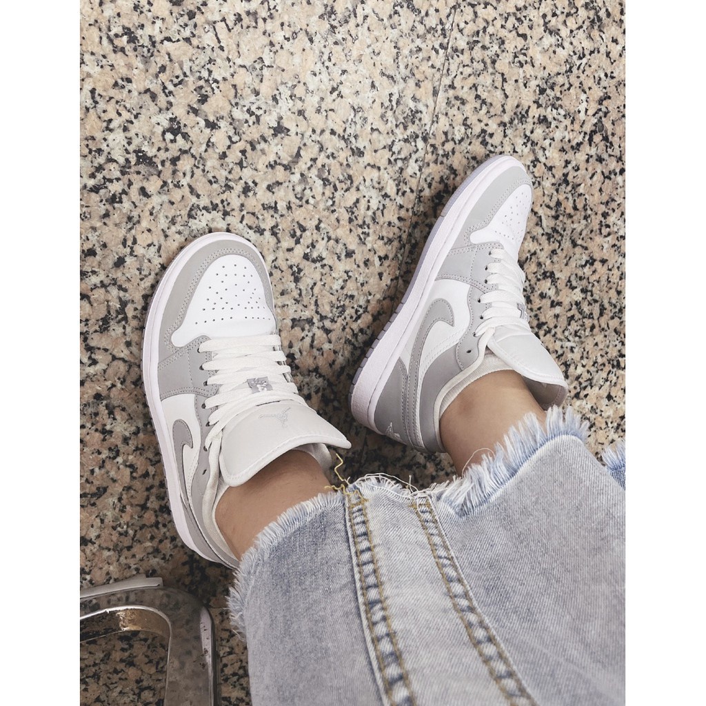 gray low jordan 1