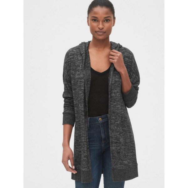 gap softspun longline hooded cardigan