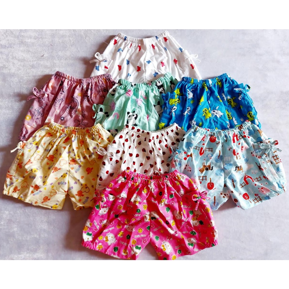 3 in 1 Girl's Assorted Shorts Cotton Pranela 2-4 years set years old ...