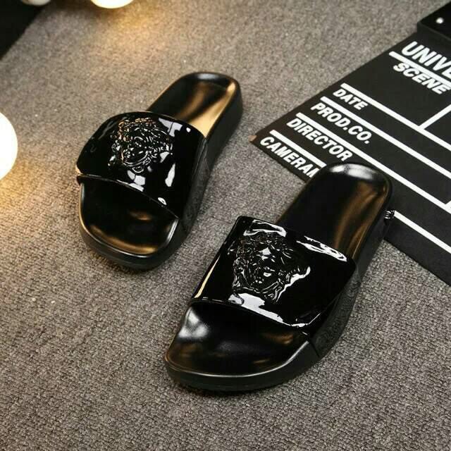 versace slip on sandals