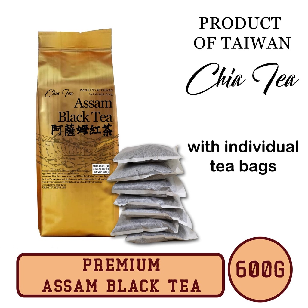 Shiong Ti Assam Black Tea with Individual teabags 500g. Shopee
