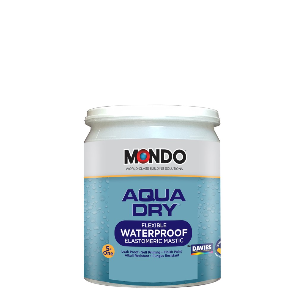 Mondo™ Aqua Dry Elastomeric Mastic 1K Waterproofing (1KG) Shopee