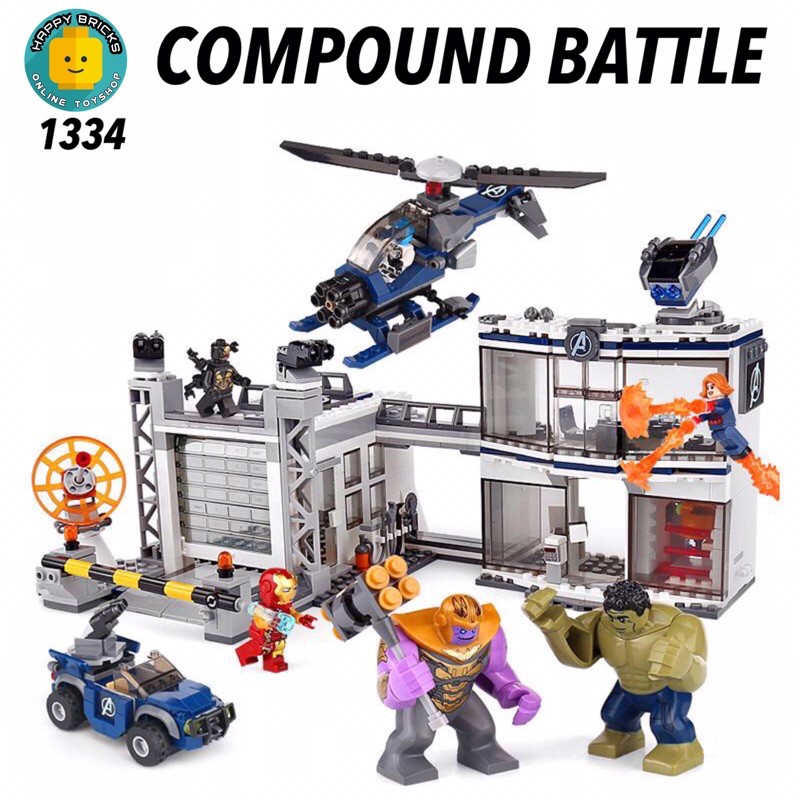 lego avengers battle compound