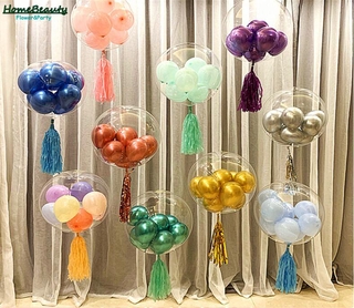 9pcs/set 20cm Transparent Bubble Balloon Ins Style Clear BoBo Foil DIY ...