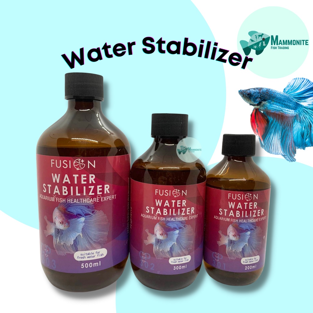 Aquarium Tank Fusion Water Stabilizer Chlorine Neutralizer Anti