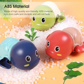 Cute Cartoon Animal Tortoise Classic Baby Water Toy Infant Swim Turtle -up Clockwork Kids Beach Bath #7