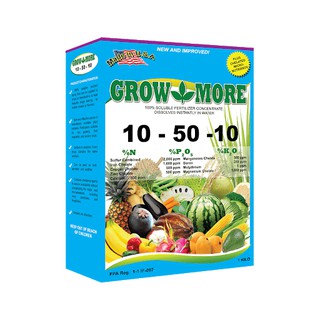 Growmore Foliar Fertilizer 30-10-10 10-50-10 20-5-30 4-0-48 12-0-42 20 ...