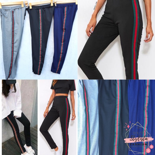 gucci color track pants
