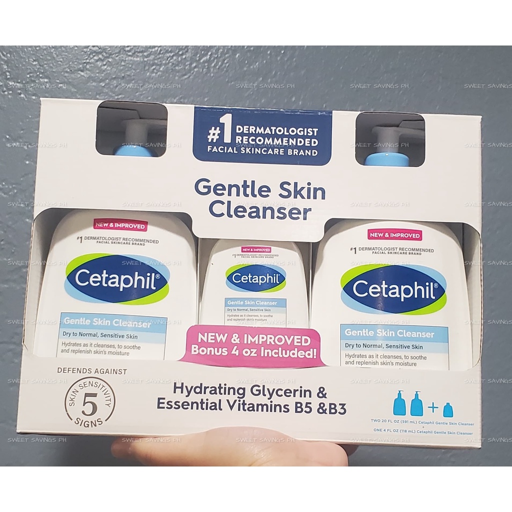 Cetaphil Gentle Skin Cleanser Cetaphil 3pack Shopee Philippines