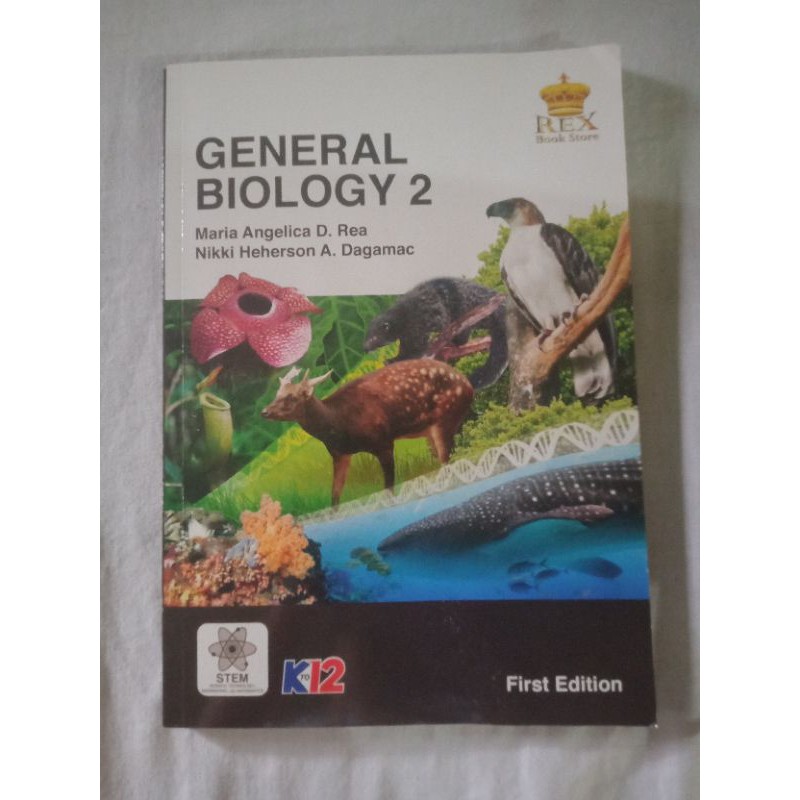 General Biology 2 Stem book (Rex Book Store)