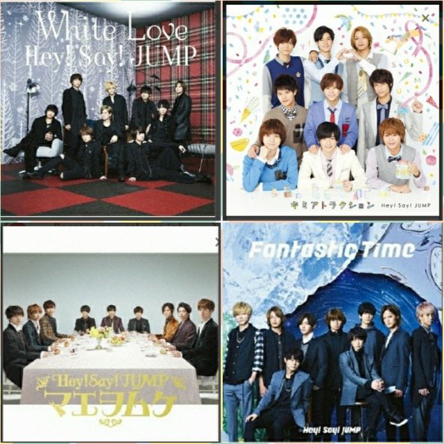 Hey Say Jump Sealed Unopened Previous Singles Cd Dvd Sale White Love Kimi Attraction Mae Wo Muke Shopee Philippines