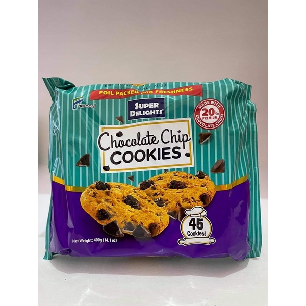 Super Delights Choco Chip Cookies 400g Shopee Philippines