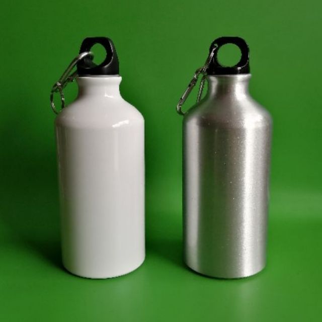 Sports jug tumbler 500ml silver & white for sublimation print giveaways