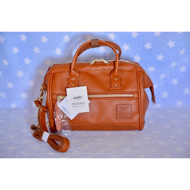 AUTHENTIC Anello 3way Leather Bag Shopee Philippines