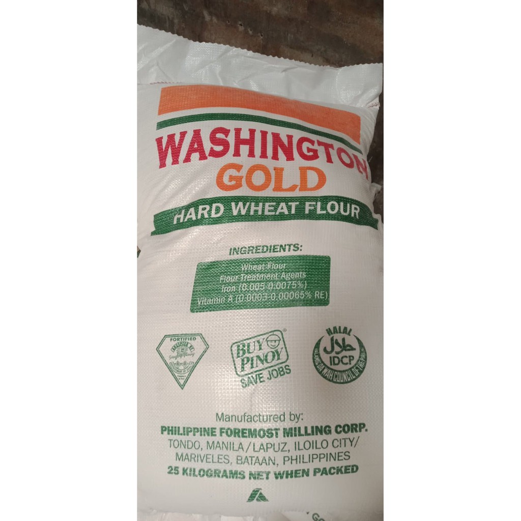 WASHINGTON GOLD BREAD FLOUR/ 1ST CLASS / HARD WHEAT FLOUR Shopee Philippines