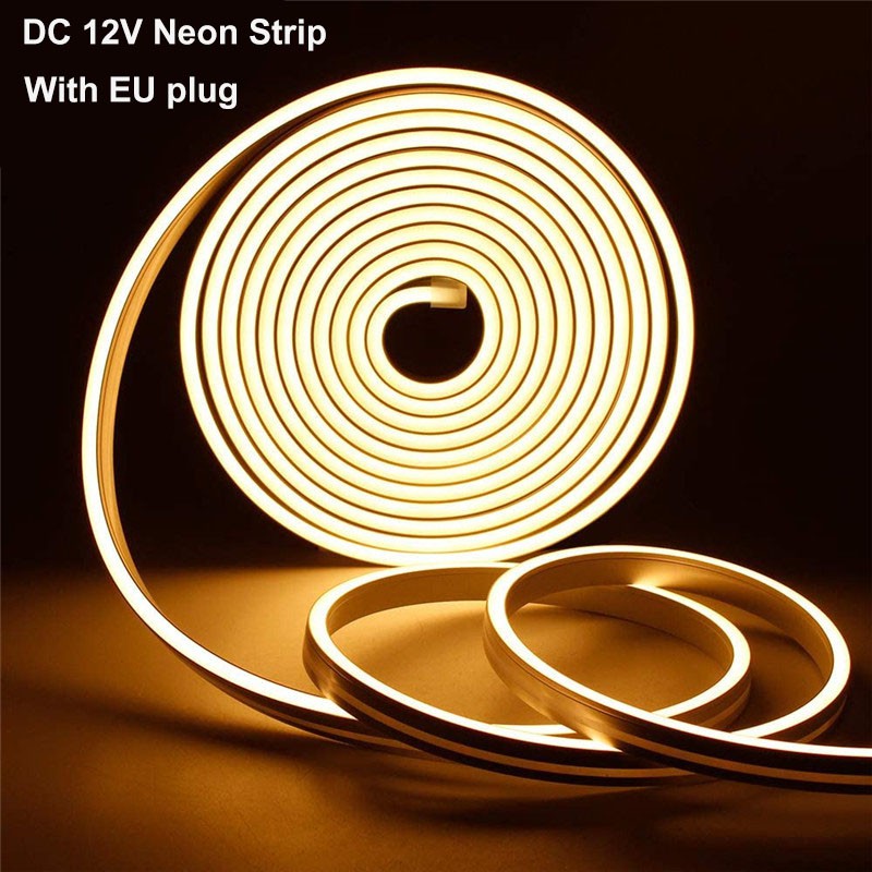 12V Flexible LED Strip Neon Rubber Waterproof SMD 2835 LED Light
