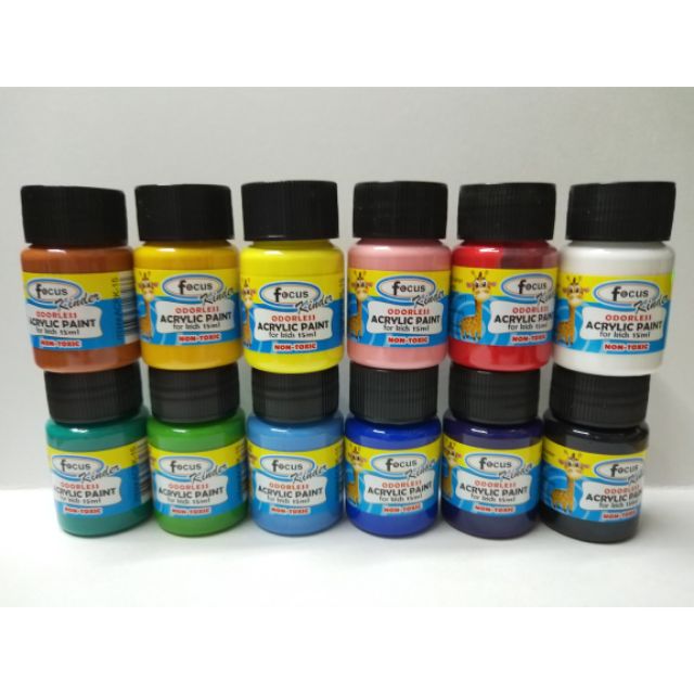 Acrylic paint for kids 15ml Shopee Philippines